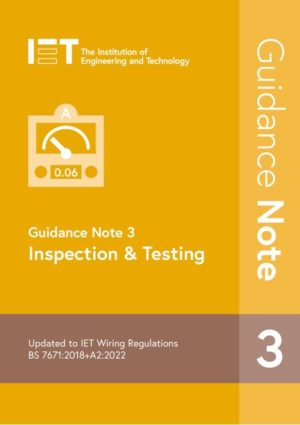 IET Guidance Note Inspection Testing 9th edition
